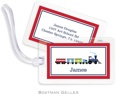 Boatman Geller Luggage/ID Tags - Choo Choo Train