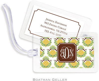 Boatman Geller Luggage/ID Tags - Pineapple Repeat Preset Boatman Geller Luggage/ID Tags - Pineapple Repeat Preset
