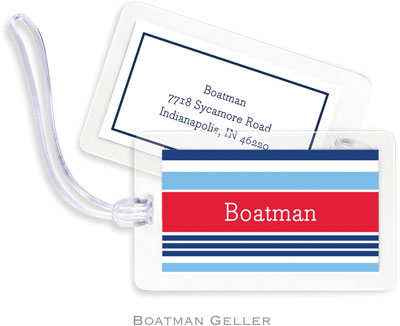 Boatman Geller Luggage/ID Tags - Espadrille Nautical