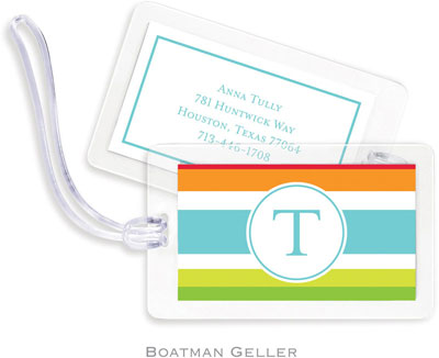 Boatman Geller Luggage/ID Tags - Espadrille Bright Preset