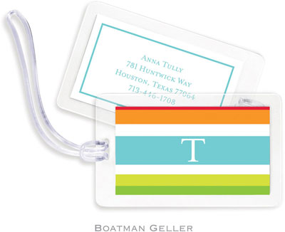 Boatman Geller Luggage/ID Tags - Espadrille Bright