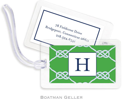 Boatman Geller Luggage/ID Tags - Nautical Knot Kelly Boatman Geller Luggage/ID Tags - Nautical Knot Kelly