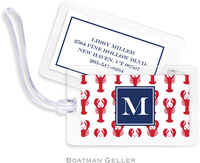 Boatman Geller Luggage/ID Tags - Lobsters Red Preset Boatman Geller Luggage/ID Tags - Lobsters Red Preset