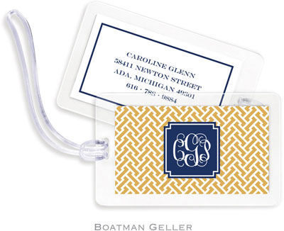 Boatman Geller Luggage/ID Tags - Stella Gold Preset Boatman Geller Luggage/ID Tags - Stella Gold Preset