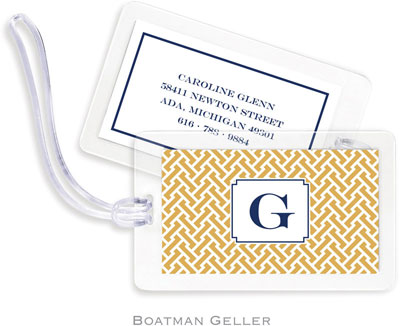 Boatman Geller Luggage/ID Tags - Stella Gold