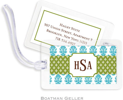 Boatman Geller Luggage/ID Tags - Beti Teal Boatman Geller Luggage/ID Tags - Beti Teal