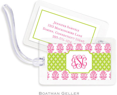 Boatman Geller Luggage/ID Tags - Beti Pink