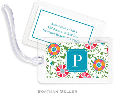 Boatman Geller Luggage/ID Tags - Suzani Preset Boatman Geller Luggage/ID Tags - Suzani Preset