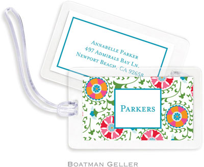Boatman Geller Luggage/ID Tags - Suzani Boatman Geller Luggage/ID Tags - Suzani