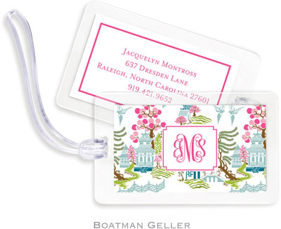 Boatman Geller Luggage/ID Tags - Chinoiserie Spring