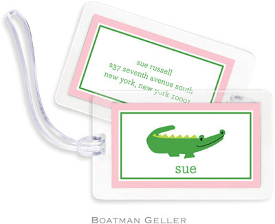 Boatman Geller Luggage/ID Tags - Alligator