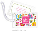 Boatman Geller Luggage/ID Tags - Bright Floral