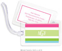 Boatman Geller Luggage/ID Tags - Espadrille Preppy