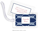 Boatman Geller Luggage/ID Tags - Nautical Knot Navy