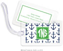 Boatman Geller Luggage/ID Tags - Anchors Navy Preset