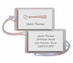 Kelly Hughes Designs - Luggage/ID Tags (Baseball Buff)