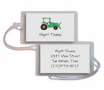 Kelly Hughes Designs - Luggage/ID Tags (Green Tractor)