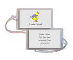 Kelly Hughes Designs - Luggage/ID Tags (Ducks In Blue)