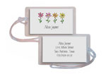 Kelly Hughes Designs - Luggage/ID Tags (Row Of Daisies)