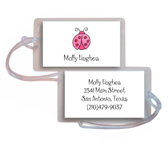Kelly Hughes Designs - Luggage/ID Tags (Little Ladybug)