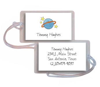 Kelly Hughes Designs - Luggage/ID Tags (Outer Space )