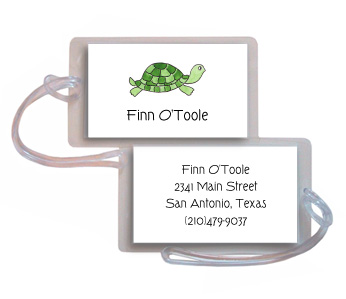 Kelly Hughes Designs - Luggage/ID Tags (Tiny Turtle)