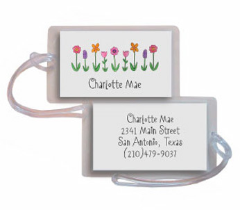 Kelly Hughes Designs - Luggage/ID Tags (Wildflowers)