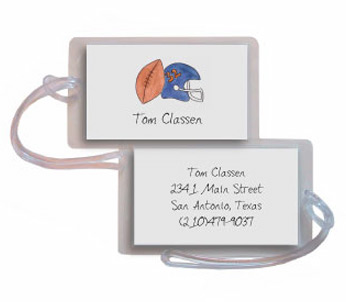 Kelly Hughes Designs - Luggage/ID Tags (Football Fanatic) Kelly Hughes Designs - Luggage/ID Tags (Football Fanatic)