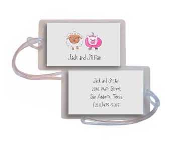 Kelly Hughes Designs - Luggage/ID Tags (Farm Friends)