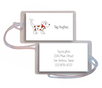 Kelly Hughes Designs - Luggage/ID Tags (Puppy Dog)