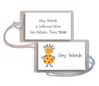 Kelly Hughes Designs - Luggage/ID Tags (Little Monster) Kelly Hughes Designs - Luggage/ID Tags (Little Monster)