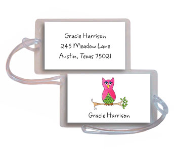 Kelly Hughes Designs - Luggage/ID Tags (What A Hoot)