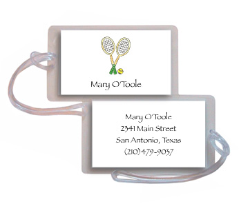 Kelly Hughes Designs - Luggage/ID Tags (Tennis Pro)