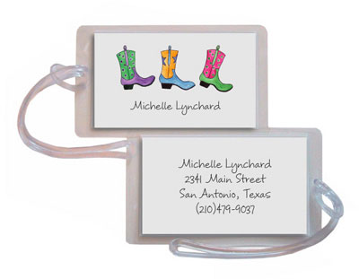 Kelly Hughes Designs - Luggage/ID Tags (Rhinestone Cowgirl)