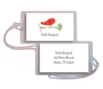 Kelly Hughes Designs - Luggage/ID Tags (Little Birdie)