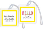 Kelly Hughes Designs - Luggage/ID Tags (Hello My Name Is)