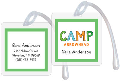 Kelly Hughes Designs - Luggage/ID Tags (Campout)