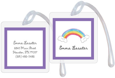 Kelly Hughes Designs - Luggage/ID Tags (Over The Rainbow)