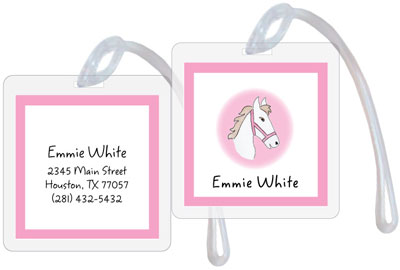 Kelly Hughes Designs - Luggage/ID Tags (Saddle Up)