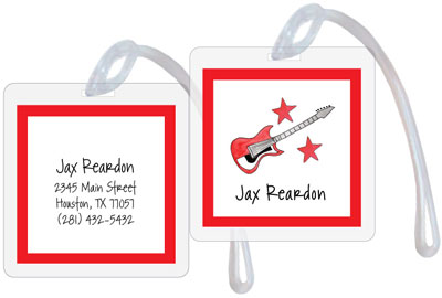 Kelly Hughes Designs - Luggage/ID Tags (Rock Star)