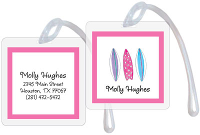 Kelly Hughes Designs - Luggage/ID Tags (Surfer Girl)