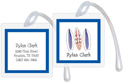 Kelly Hughes Designs - Luggage/ID Tags (Surfs Up)