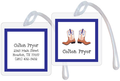 Kelly Hughes Designs - Luggage/ID Tags (Ridem Cowboy)