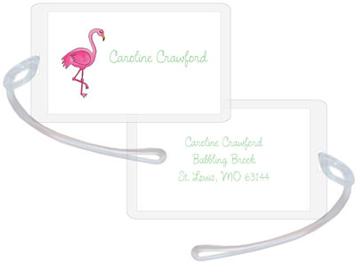 Kelly Hughes Designs - Luggage/ID Tags (Fancy Flamingo)