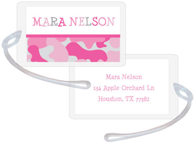 Kelly Hughes Designs - Luggage/ID Tags (Pink Camo) Kelly Hughes Designs - Luggage/ID Tags (Pink Camo)