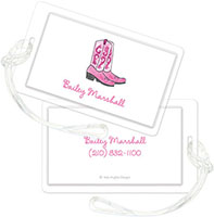 Luggage/ID Tags by Kelly Hughes Designs (Cowgirl Boots)