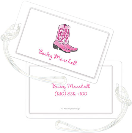 Luggage/ID Tags by Kelly Hughes Designs (Cowgirl Boots) Luggage/ID Tags by Kelly Hughes Designs (Cowgirl Boots)