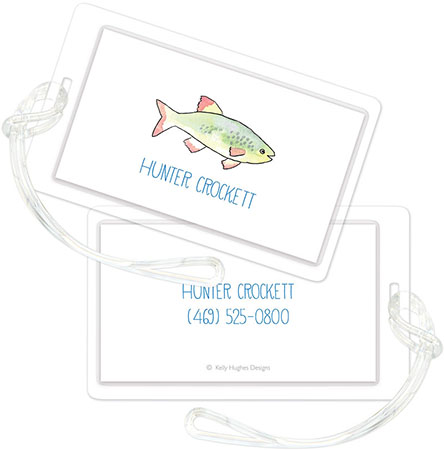 Luggage/ID Tags by Kelly Hughes Designs (Hook Line Sinker)