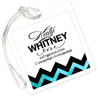 Luggage/ID Tags by Modern Posh - Tiffany Sophisticated Posh Luggage/ID Tags by Modern Posh - Tiffany Sophisticated Posh