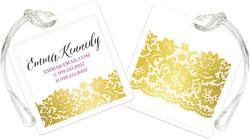 Luggage/ID Tags by Modern Posh - Brilliant Posh Gold